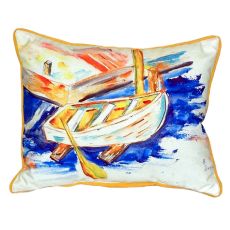 Betsy'S Row Boat Large Indoor/Outdoor Pillow 16X20