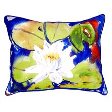 Lily Pad Flower Large Indoor/Outdoor Pillow 16X20
