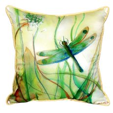 Betsy'S Dragonfly Large Indoor/Outdoor Pillow 18X18