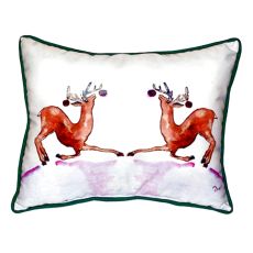 Dancing Deer Large Indoor/Outdoor Pillow 16X20