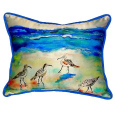 Betsy'S Sandpipers Large Indoor/Outdoor Pillow 16X20