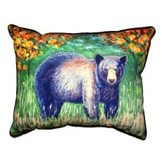 Black Bear Large Indoor/Outdoor Pillow 16X20