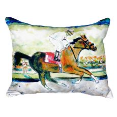 Racing Horse No Cord Pillow 16X20