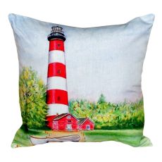 Chincoteague Lighthouse Va No Cord Pillow 18X18