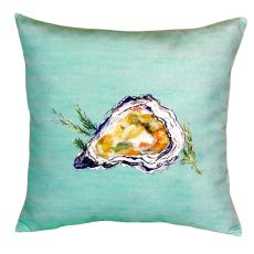 Oyster Shell - Teal No Cord Pillow 18X18