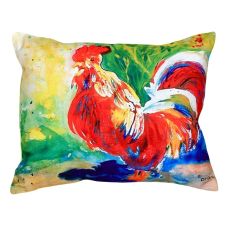 Red Rooster No Cord Pillow 16X20