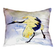 Yellow Crane No Cord Pillow 16X20