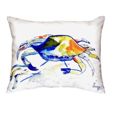 Yellow Crab No Cord Pillow 16X20
