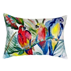 Parrot Family No Cord Pillow 16X20