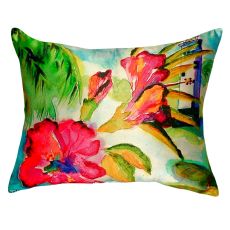 Lighthouse And Florals No Cord Pillow 16X20