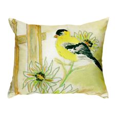 Betsy'S Goldfinch No Cord Pillow 16X20
