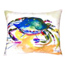 Green Crab No Cord Pillow 16X20