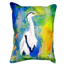 D&B'S Blue Heron No Cord Pillow 16X20