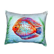 Orange Fish No Cord Pillow 16X20