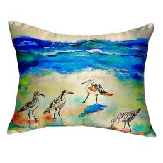 Betsy'S Sandpipers No Cord Pillow 16X20