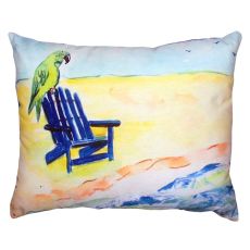 Parrot & Chair No Cord Pillow 16X20