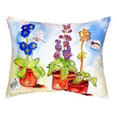 Potted Flowers No Cord Pillow 16X20