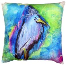 Little Blue Heron No Cord Pillow 18X18