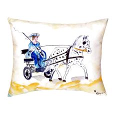 Carriage & Horse No Cord Pillow 16X20