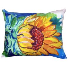 Windy Sunflower No Cord Indoor/Outdoor Pillow 16X20
