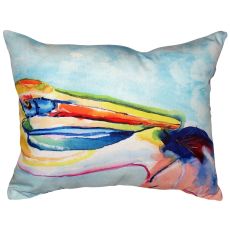 Pelican Head No Cord Indoor/Outdoor Pillow 16X20