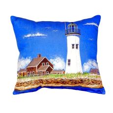 Scituate Ma Lighthouse No Cord Pillow 16X20