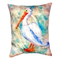 Pelican On Rice No Cord Pillow 16X20