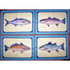 Assorted Fish Place Mat Set Of 4