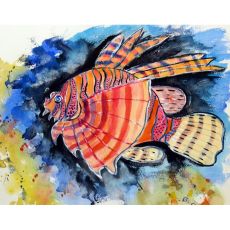 Betsy'S Lion Fish Place Mat Set Of 4