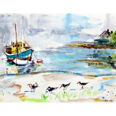 Boats & Sandpipers Place Mat Set Of 4