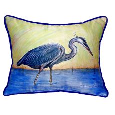 Blue Heron Small Indoor/Outdoor Pillow 11X14