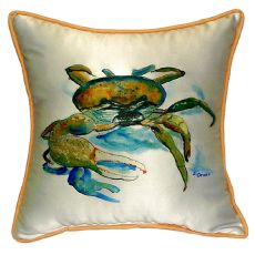 Fiddler Crab Small Indoor/Outdoor Pillow 12X12