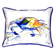 Yellow Crab Small Indoor/Outdoor Pillow 11X14
