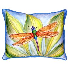 Dick'S Dragonfly Small Indoor/Outdoor Pillow 11X14