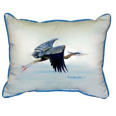 Eddie'S Blue Heron Small Indoor/Outdoor Pillow 11X14