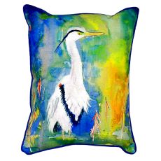 D&B'S Blue Heron Small Indoor/Outdoor Pillow 11X14
