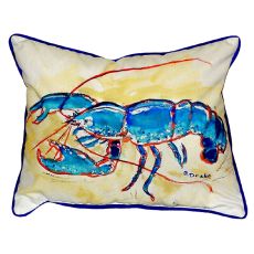 Blue Lobster Small Indoor/Outdoor Pillow 11X14