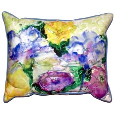 Watercolor Garden Small Indoor/Outdoor Pillow 11X14