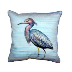 Dick'S Little Blue Heron Small Indoor/Outdoor Pillow 12X12