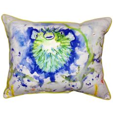 Spiney Puffer Small Indoor/Outdoor Pillow 11X14
