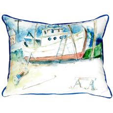 Old Boat Small Indoor/Outdoor Pillow 11X14