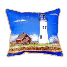 Scituate Ma Lighthouse Small Indoor/Outdoor Pillow 11X14