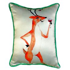 Deer Party Small Indoor/Outdoor Pillow 11X14