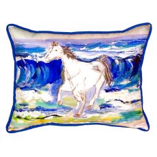 Horse & Surf Small Indoor/Outdoor Pillow 11X14