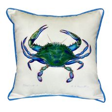 Blue Crab - Male Extra Large Zippered Pillow 22X22