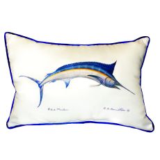 Blue Marlin Extra Large Zippered Pillow 20X24