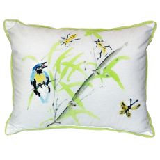 Birds & Bees Ii Extra Large Zippered Pillow 20X24
