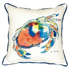 Dungeness Crab Extra Large Zippered Pillow 22X22
