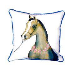 Horse & Garland Extra Large Zippered Pillow 22X22