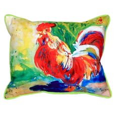 Red Rooster Extra Large Zippered Pillow 20X24